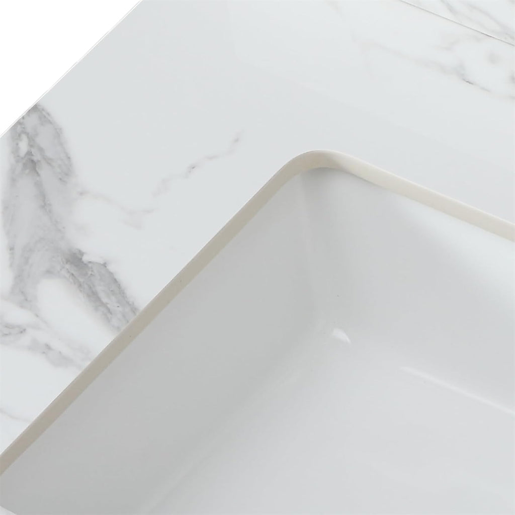 31x22" Marble Vanity Top with Sink