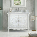 40" Carrara Marble Vanity