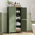 4-Door Bathroom Cabinet Pale Green