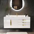 35.4" Bathroom Vanity White