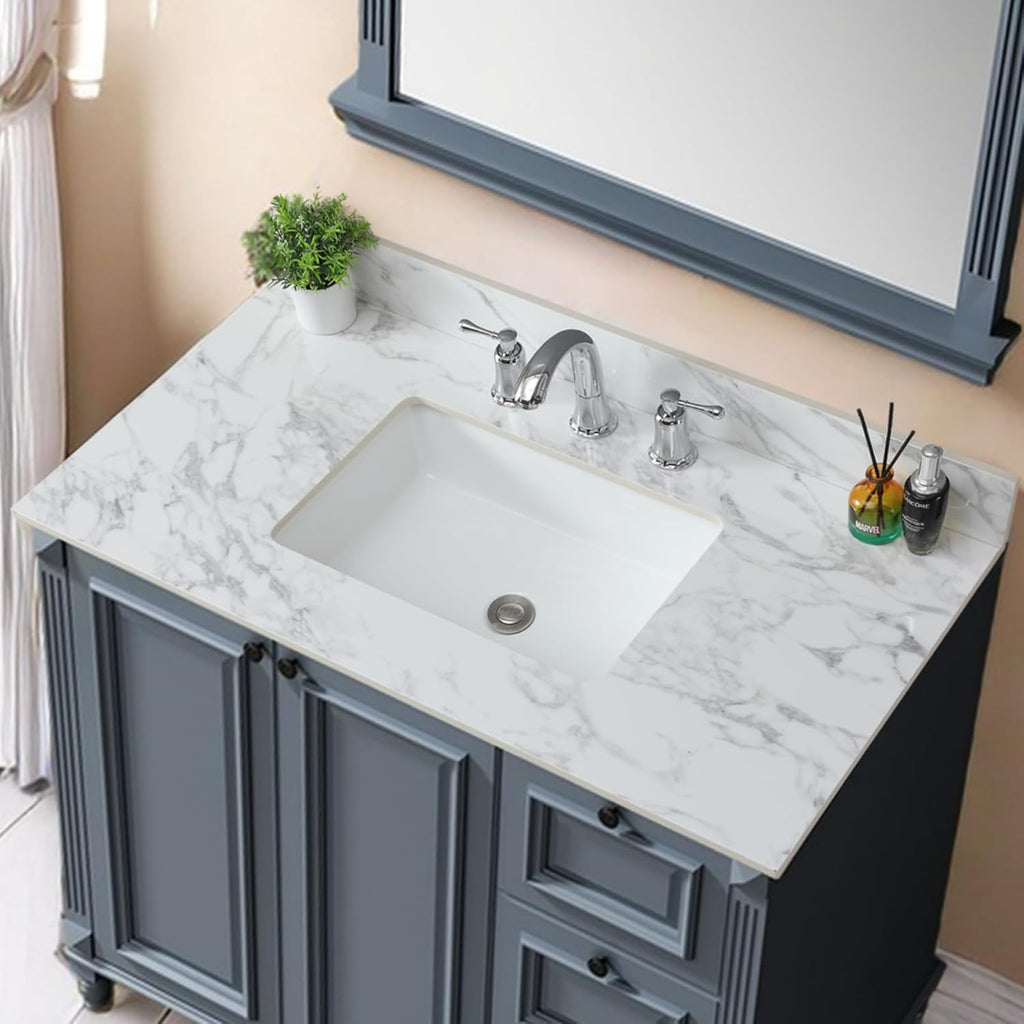 31x22" Marble Vanity Top with Sink