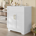 30" Freestanding Bathroom Vanity White