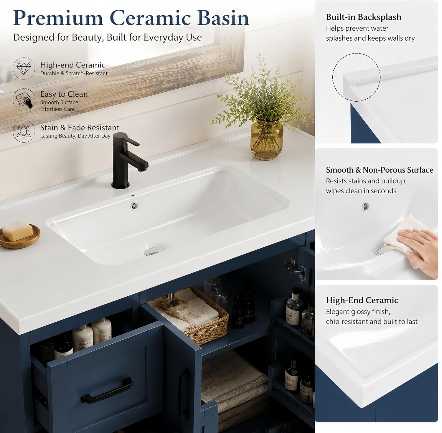 48" Farmhouse Bathroom Vanity