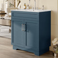 30" Freestanding Bathroom Vanity Blue