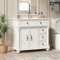 36" Freestanding Bathroom Vanity White