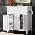 30" Bathroom Vanity White