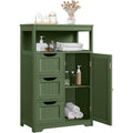 3-Drawer Bathroom Cabinet Green