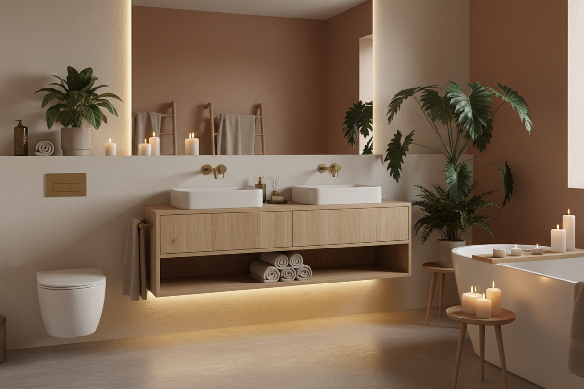Floating Bathroom Console
